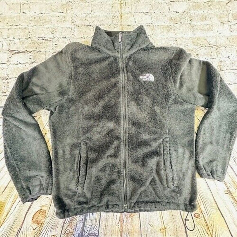 The North Face Jacket Women’s Large Black Fleece Full Zip Coat